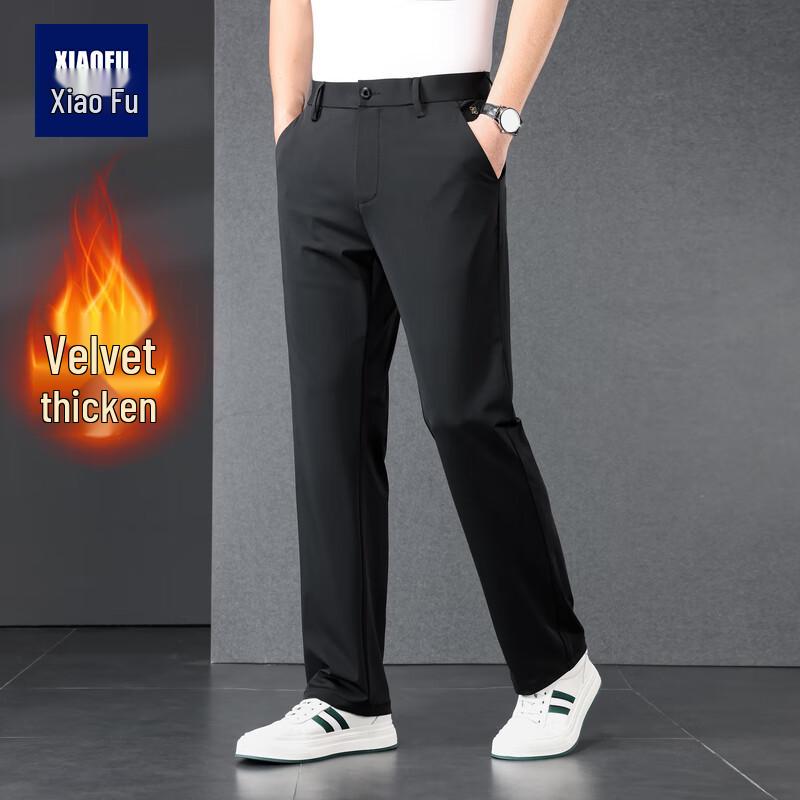 

Men s Warm Loose Straight Fit Casual Pants 31