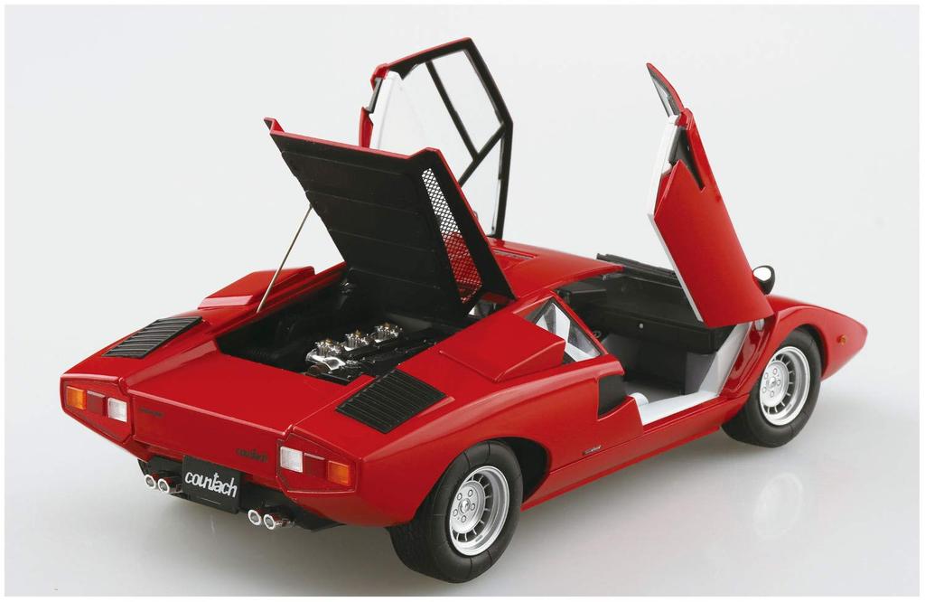 Aoshima Bunka Kyozai The Supercar Series 01 Lamborghini Countach LP400 1974 Plastic Model (AOSHIMA) 1/24 No.