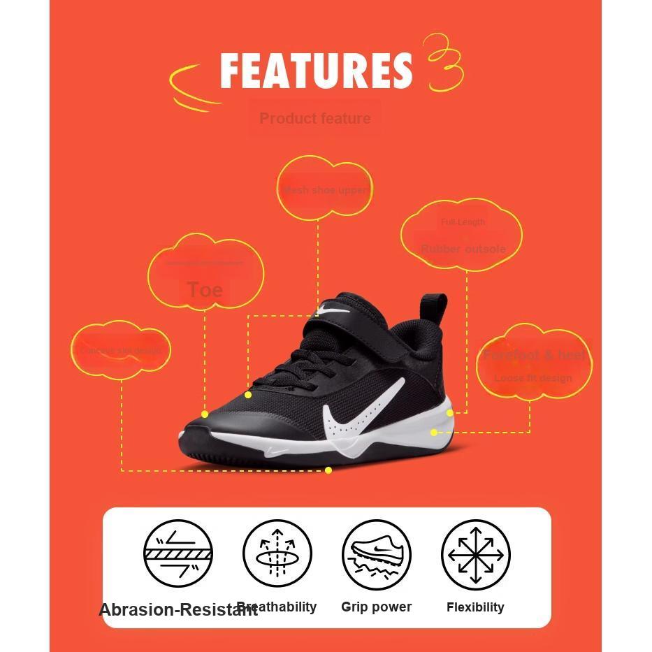 New Nike Omni Multi-Court Kids' Casual Shoes Pre-school DM9026-002