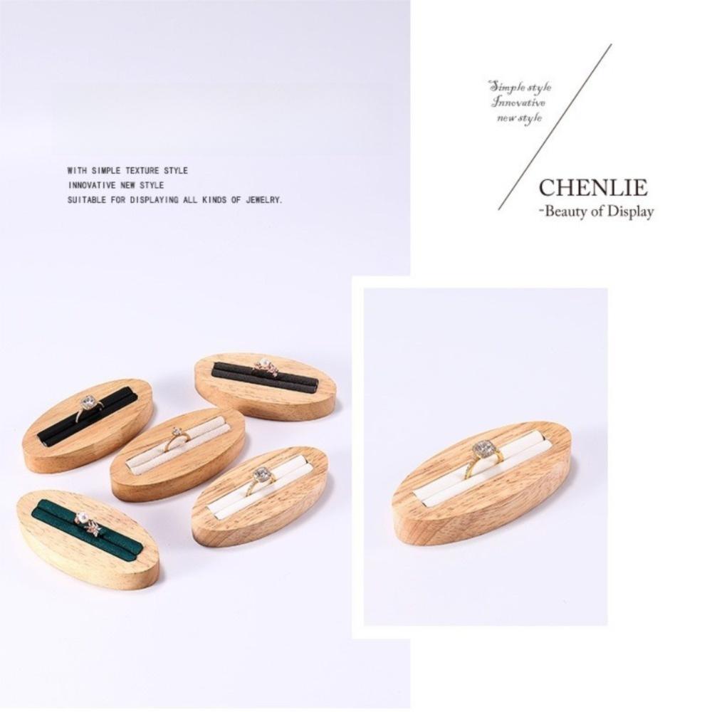 Ovales Schmuck-Display-Requisit Kompaktes Design Schmuckständer Ring Ohrring-Display Schmuckaufbewahrung