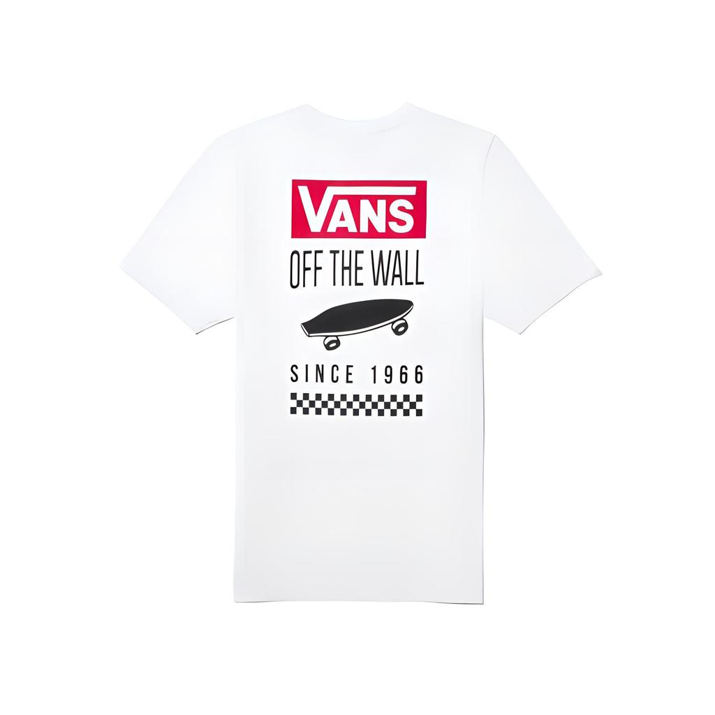 Vans Lässiges Bequemes Vielseitiges Kurzarm Regular T-Shirt Damen Oberteile Weiß VN0A4BRHWHT