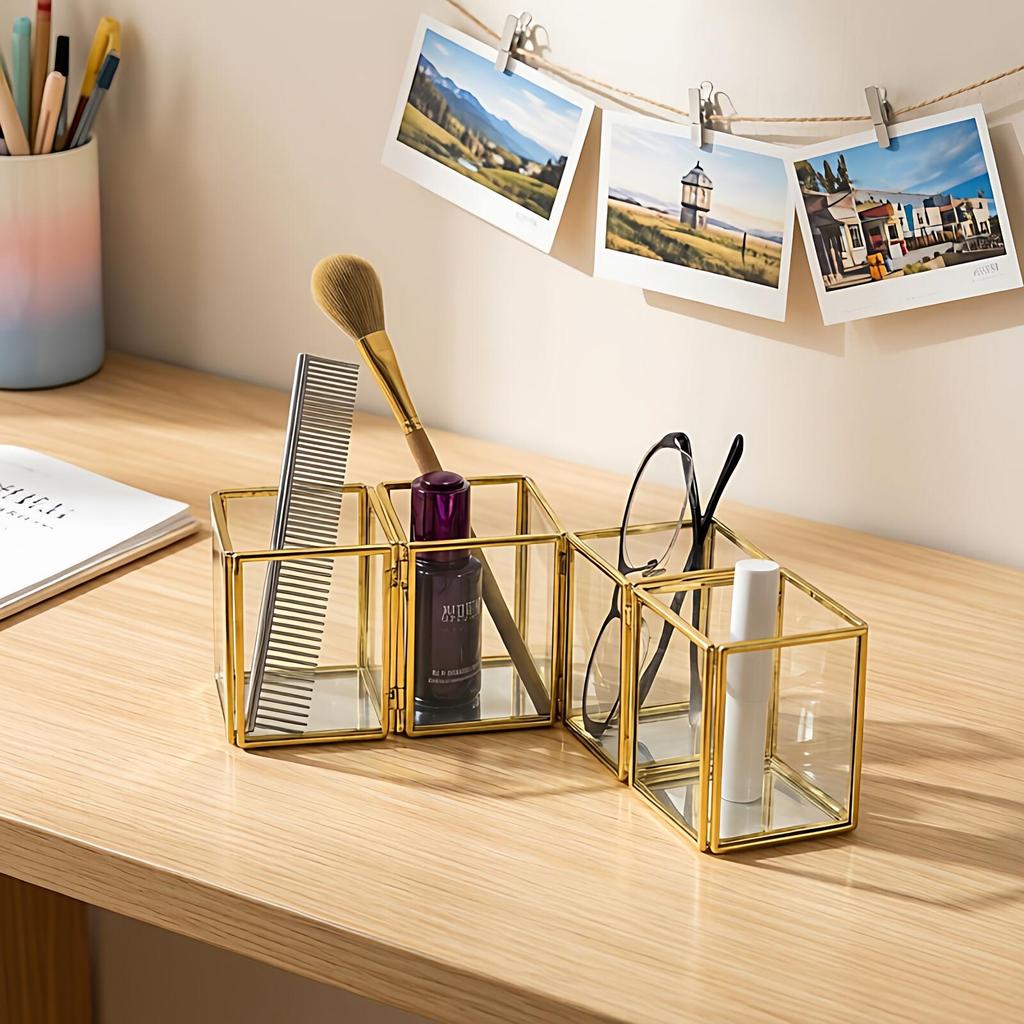 Nordic Combo Desktop Organizer for Makeup, Office Supplies, Jewelry, & More