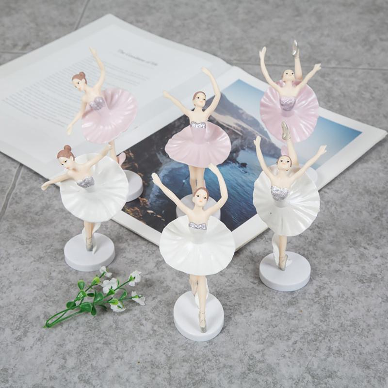 3 Stück Ballettmädchen Kuchen Tanzende Geburtstagsdeko Baby Mädchen Gastgeschenk Happy Birthday Deko
