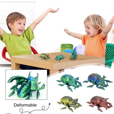 3D Printed Beetle Insect Toys, Creative Toy Desktop Decoration, Activity Doll Gifts For Her/him, Adult ADHD Toys, Insect Lover Toys