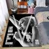 Lady Gaga V Magazine Chromatica Ball Diaries Cover Black White Miami Art novelty floor mat rug for office studio entryway decor