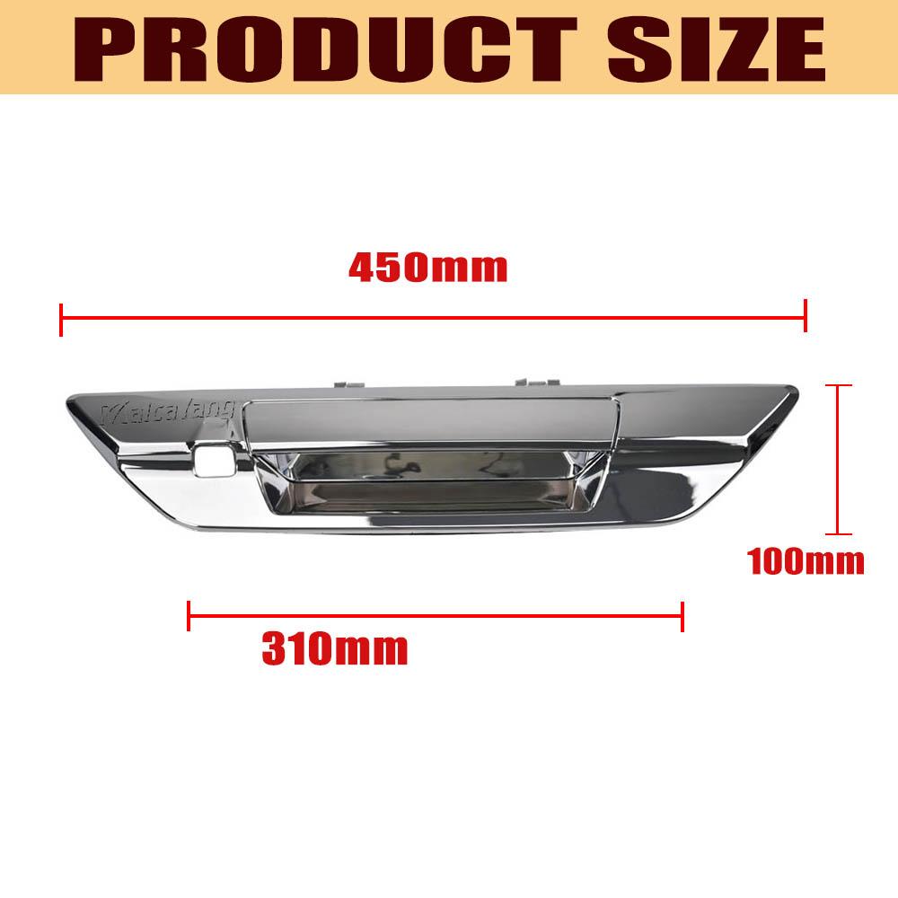 Exterior Tailgate Door Handle With Holes 69090-0K110 69090-0K120 For Toyota Hilux Revo Pickup 2015-2021 690900K110 690900K120