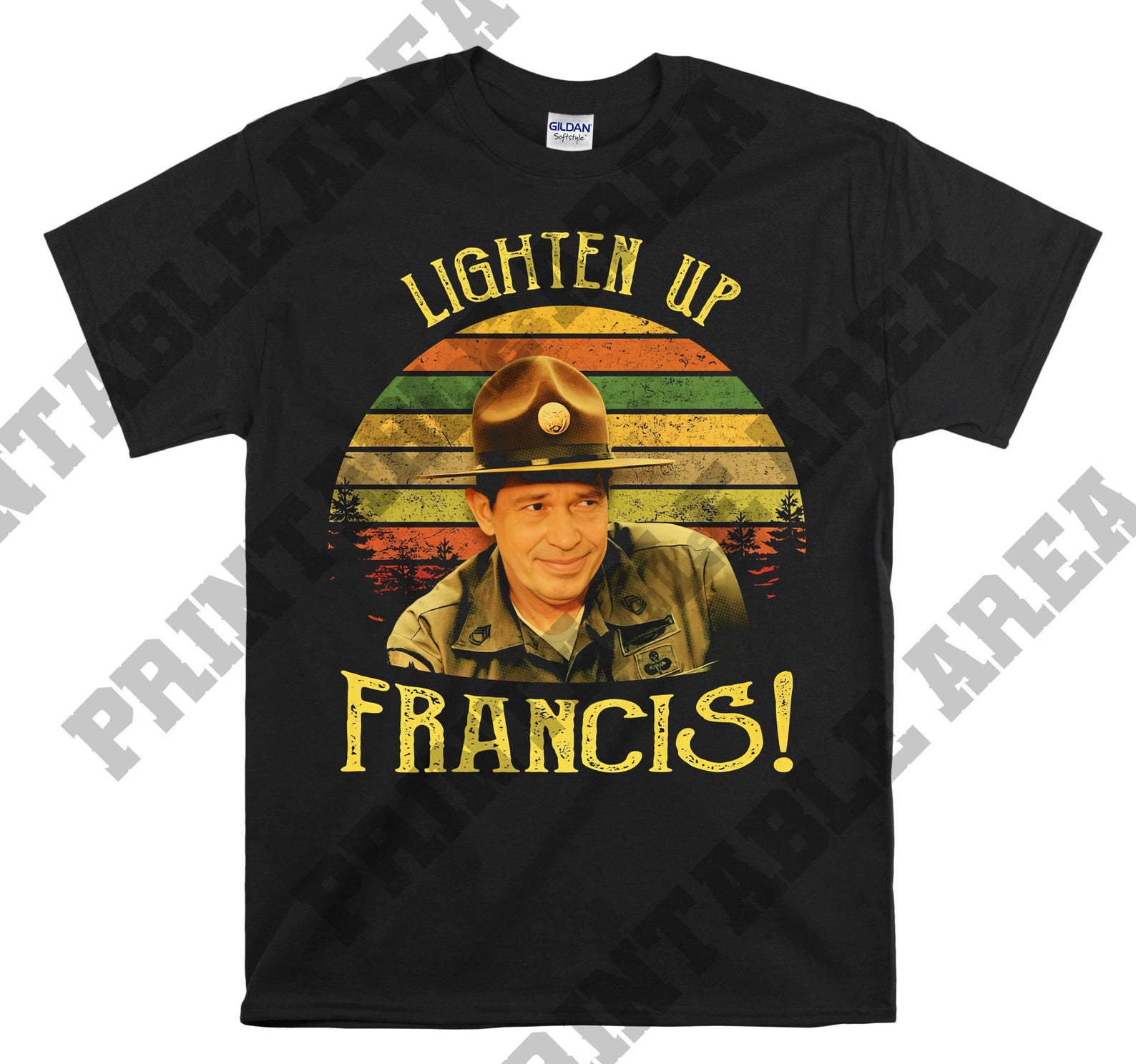 Sergeant Hulka Lighten Up Francis Vintage Men Unisex T shirt, T shirt, T shirt MO392 S