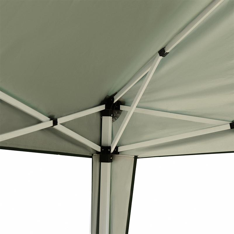 3 X 3M Garden Pop Up Gazebo Height Adjustable Marquee Party Tent Wedding Canopy With Carrying Bag Green