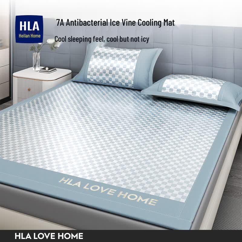 HLA A-Grade Антибактериальный комплект постельных матов из ледяного шелка