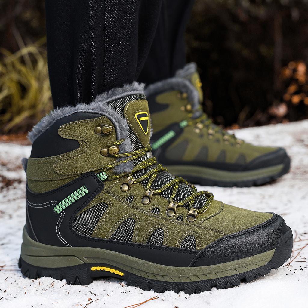 TUINANLE Men Hiking Shoes High Quality Sneakers Waterproof Trekking Mountain Climbing Athletic Outdoor Sport Boots Autumn Winter