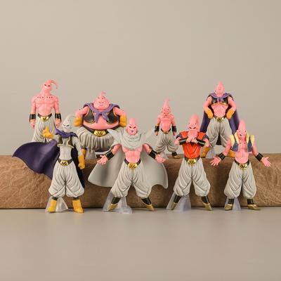 8 Buc/Set Dragon Ball Z Majin Buu Figurine Jucării DBZ Super Saiyan Figurine de Acțiune Colecție Anime Păpuși Model PVC Cadou de Ziua de Naștere Copil