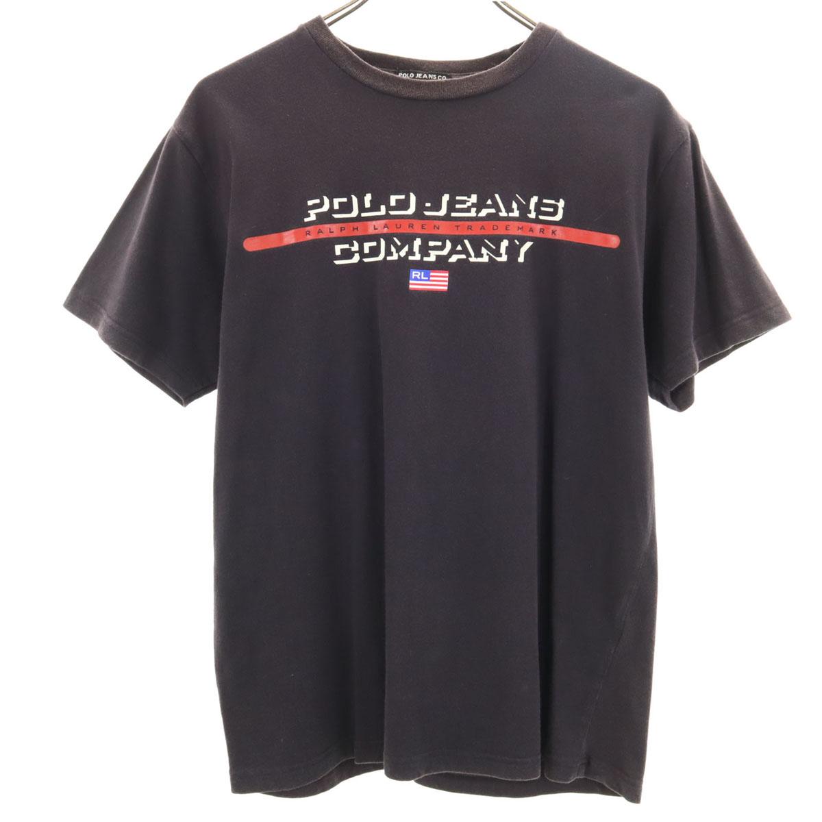 

POLO JEANS COMPANY Short sleeve T-shirt M black Men s Used