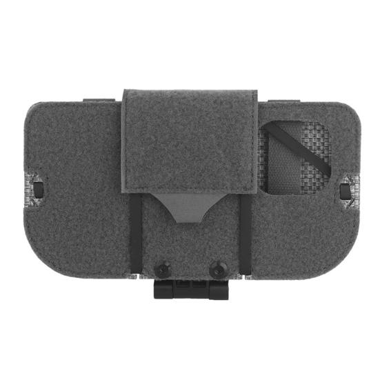 Faltbare Jagdweste, Telefonhalter, Plattenträger für iPhone 15, mobile Universal-Brust-Navigationstafel, Handyhalterung, Outdoor-Westenbefestigung