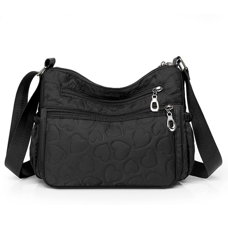 

Вместительная одноплечевая сумка Простая сумка через плечо Модная женская сумка чёрный