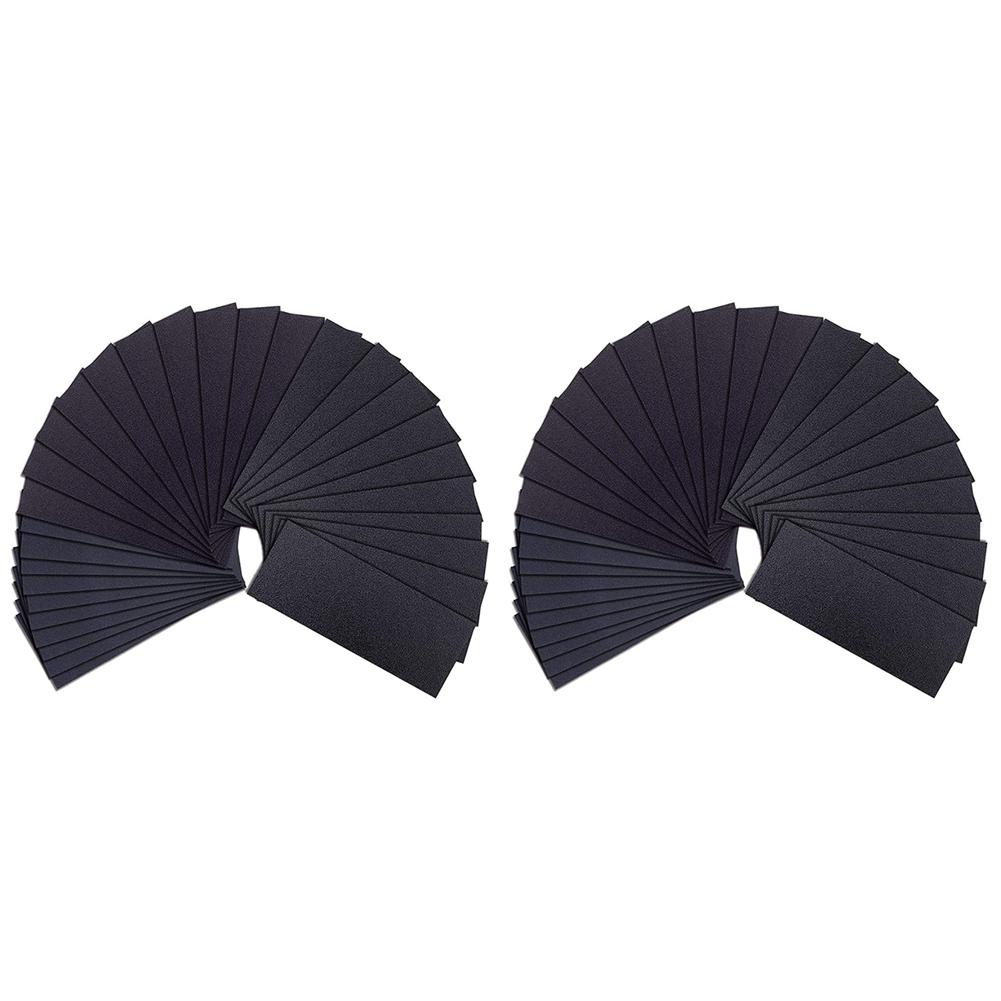 Feb.60 Pcs Wet And Dry Sandpaper 80 120 220 Grit Assorted Sanding Sheets, 9 X 3.6 Inches Abrasive Paper