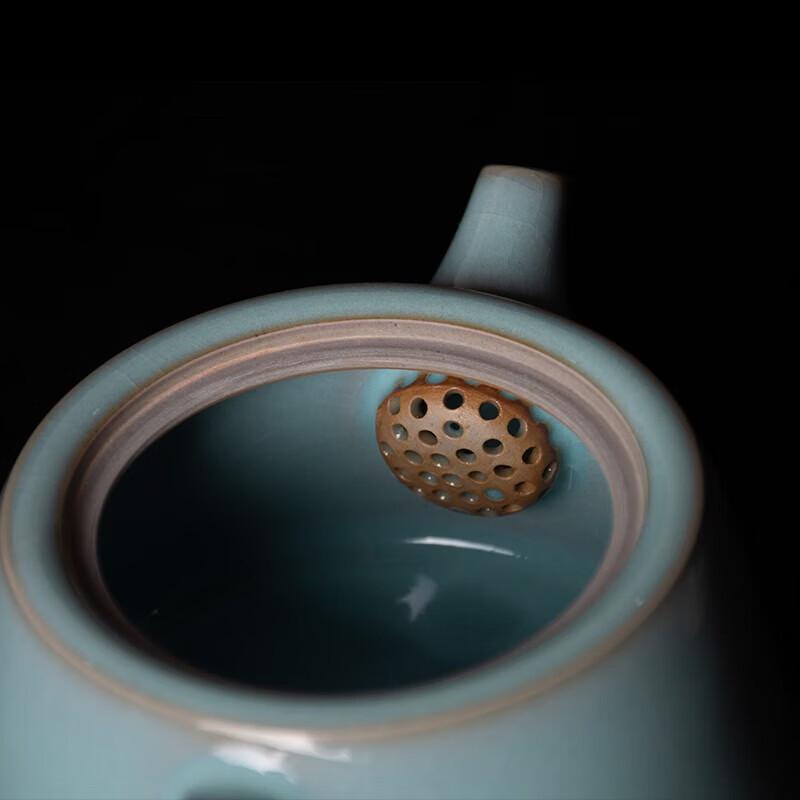 Hongbao Ru Kiln Jinglan Teapot - Handmade by Wang Zhenfang