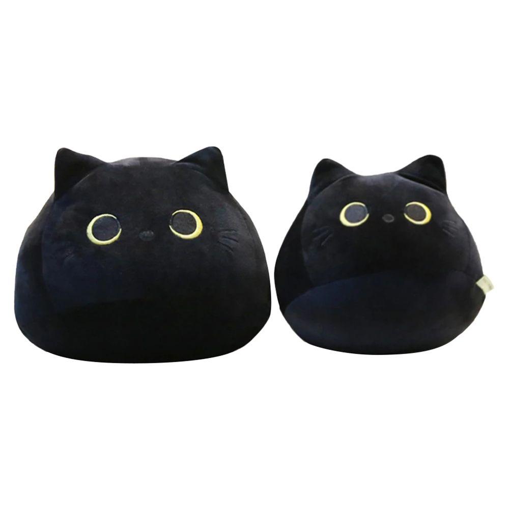Lovely Soft Pillows Black Cat Plush Doll Cat Plush Toys Cat Shaped Stuffed Toys Cat Plush Pillows