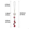 Bling And Drops Car Accessories, Decoration Pendant Crystal Rhinestone Shiny Ornament