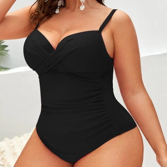 Women Summer Monokini Low-cut Swimming Adjustable Straps Slim Fit Lady Beach Monokini Water Sports Clothes