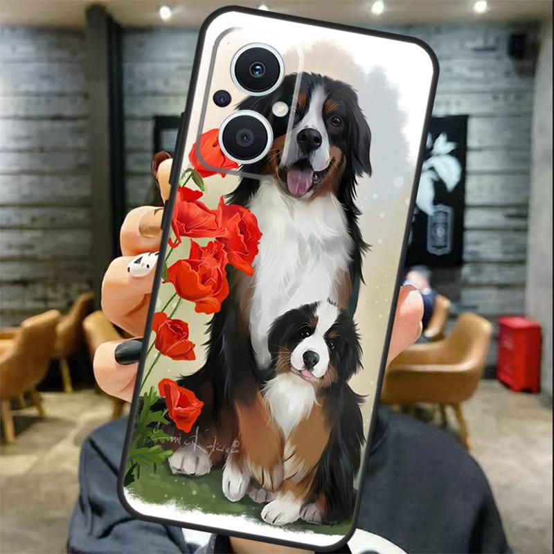 Bernese Mountain Dog Case For OPPO Reno 13 F 12 F 11F 8T 7 8 10 11 Pro OPPO Find X8 Pro X6 X3 X5 Lite Cover Coque