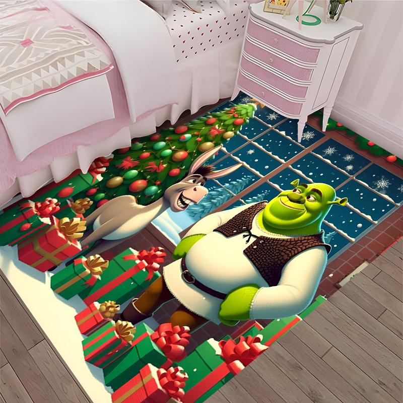 Shrek Printed Carpet, Rug for Office Chair Living Room Bedroom Kitchen Room Decor Gifts.