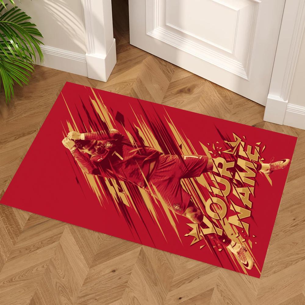 Cristiano Ronaldo Carpet Perfect For Game Room Study Room Kitchen Entryway Antislip Rug Anime Office Decor Best For Christmas