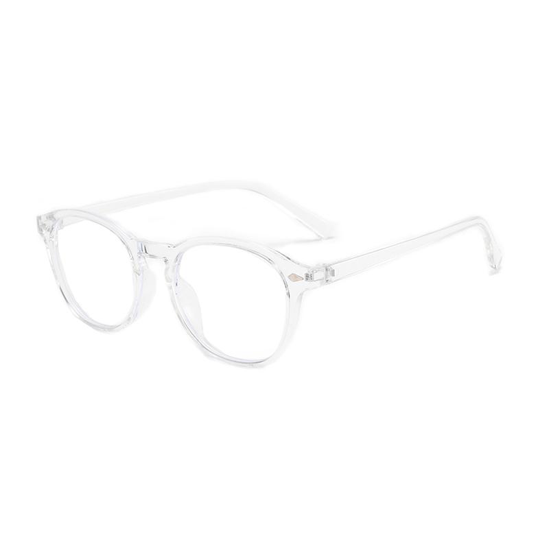 Anti-blue Light Glasses Exquisite Round Eyewear Women Men Simple Leisure Eyewear Blue Light Blocking Man Lady Computer Eyeglas
