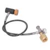Soda Remote Hose CO2 Tank Cylinder Refilling Adapter with 24 Inches High Pressure Hose for Soda Can