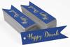 Inkdotpot Pack Of 100 Happy Diwali Favor Paper Tags Craft Real Gold Foil Hang