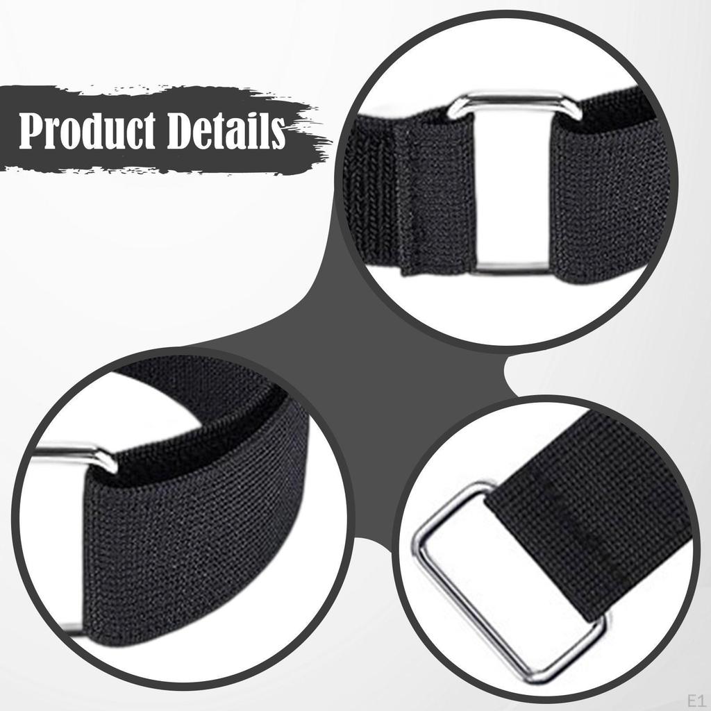 2x Elliptical Machine Pedals Straps Exercise Bike Pedal Sturdy Multipurpose Leg Training