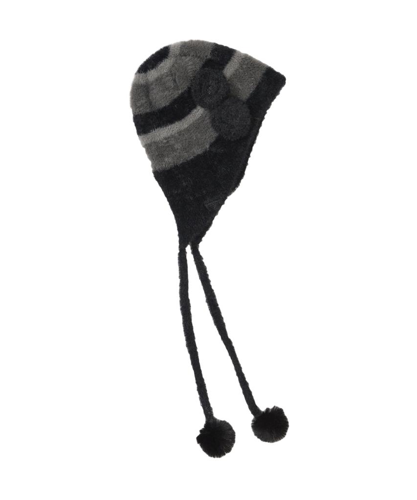ILLIGO Fleur Earflap Beanie Black