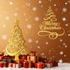 Golden Christmas Stickers, with Merry Christmas Text - for Cards, Scrapbooking,Gift Packaging Decorative Label,Craft Enthusiasts