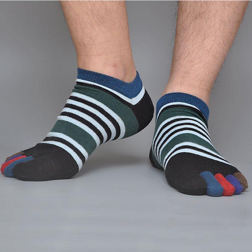 1 Pair of EU39-44 Five Finger Socks Cotton No Show Ankle Socks Comfortable Five Toe Socks  Sports