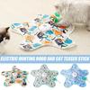Automatic Interactive Hide and Seek Cat Teaser Toy with Mouse Squeaky Concealed Feathers, Electronic Toys for Cats & Kittens