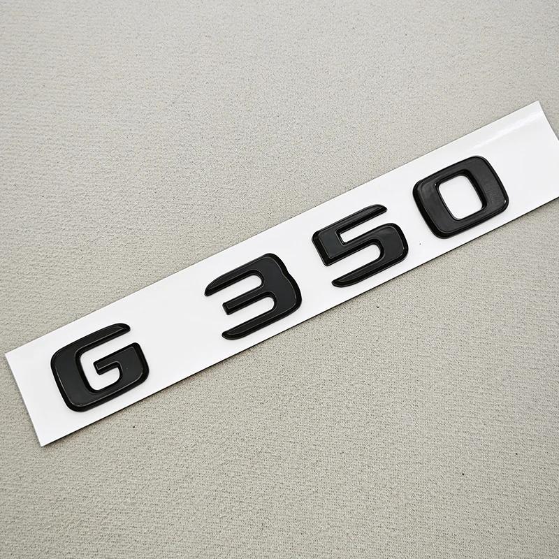 3D ABS Car Letters Logo G350 G350d G500 Sticker Rear Trunk Badge Emblem Decals For Mencedes Menz G350 G500 W463 Auto Accessories