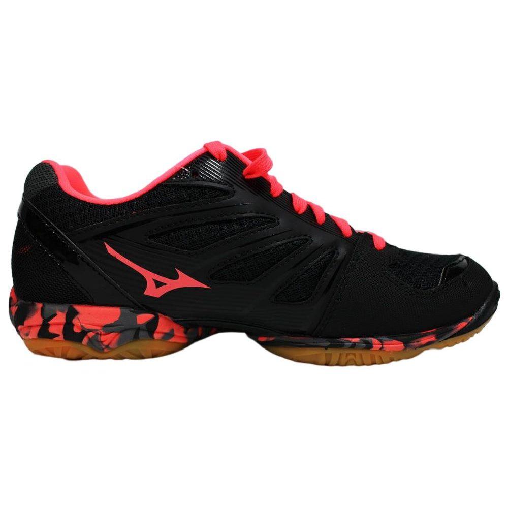 Mizuno Wave Rider 25 Low Top Lace-Up Training Shoes Unisex Sneakers Black Gray Orange V1GA173066