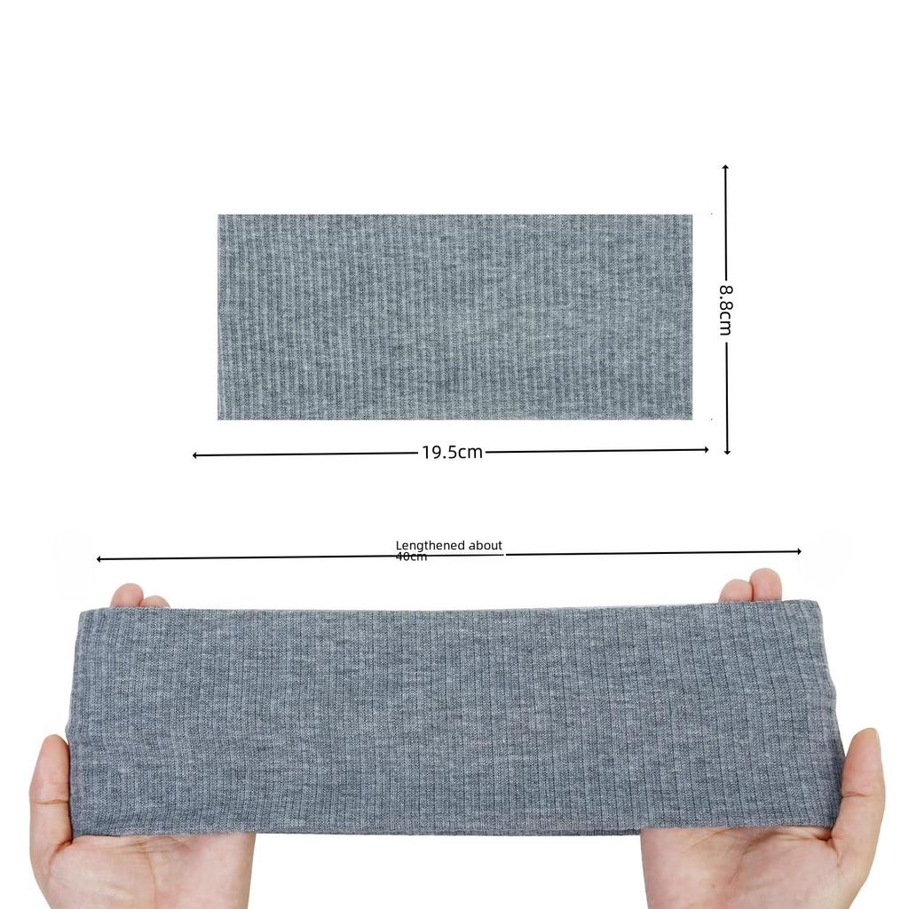 Solid Color High Elastic Sports Headband - Fashionable & Versatile Hair Accessory