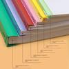 Thickened Slide Grip Report Cover A4 Bar File Folder Book Cover Transparent Folder Insert File Info Booklet Large Capacity