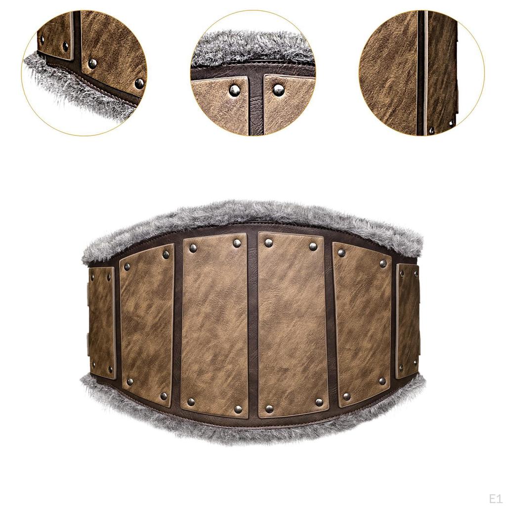 Men Leather Corset Belt Fashion Wide for Anniversaries Pants Blouse