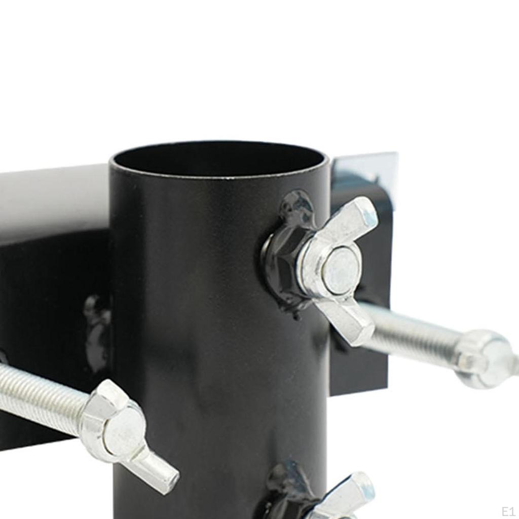 Deck Umbrella Holder Fixed Clip Heavy Duty Anti Slip Parasol Clamp Bracket Railing