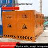 Temporary Road Construction Safety Fence: Movable, Perforated Hoarding for Outdoor Municipal Engineering