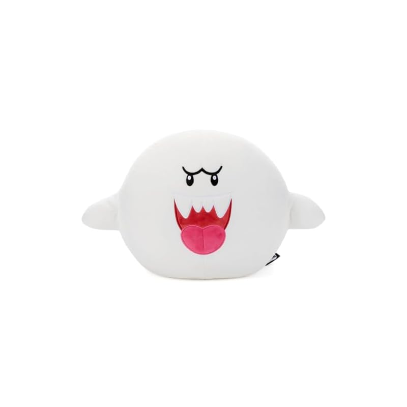 Takara Tomy Arts Super Mario Mocchi-Mocchi-GameStyle Boo Plush Toy (approx. 49cm wide)
