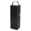 Portable Red Wine Packaging Gift Box New Year Wedding Christmas Party Decor Foldable Leather Red Wine Storage Case Accessory