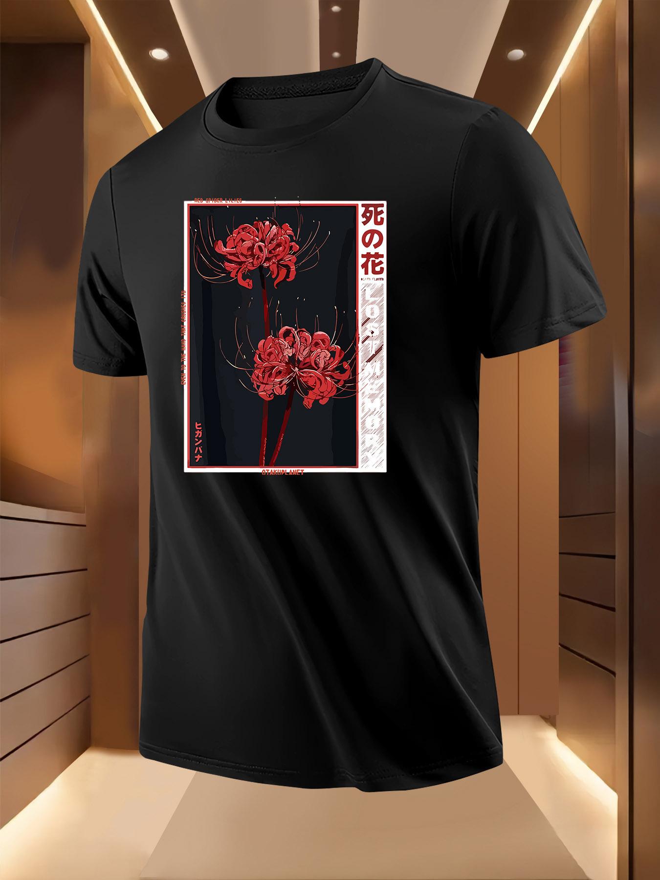Summer Tshirt with Bold Red for Maneki Nezumi Lucky Cat P... L