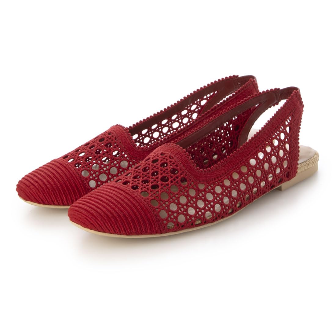 ING IGKK42224 Women s Pumps, Red, Size 24.0 cm