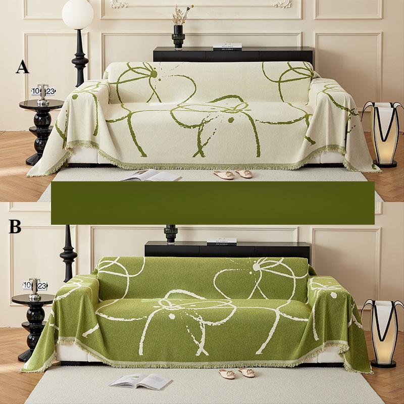 

Чехол для дивана из шенилла, ветрозащитный, с защитой от царапин, для кошачьего меха, небольшой, свежий, чехол для дивана, аренда дома, пылезащитный, двухсторонний, подушка для дивана из АБС 180*150cm