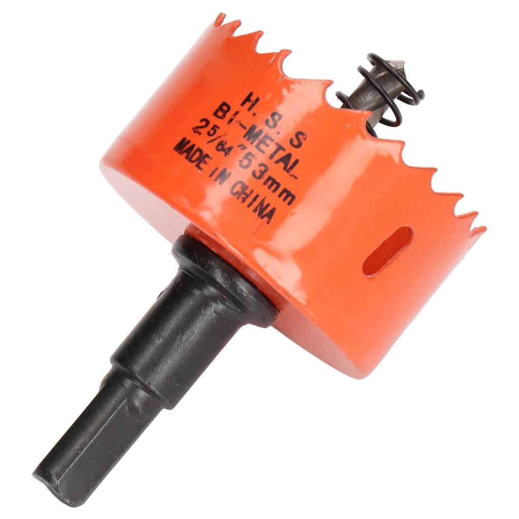 Hole Saw Drill Bit Sharply Teeth Easy Chip Removal High Hardness HSS Hole Cutter with Arbor for Wood Metal