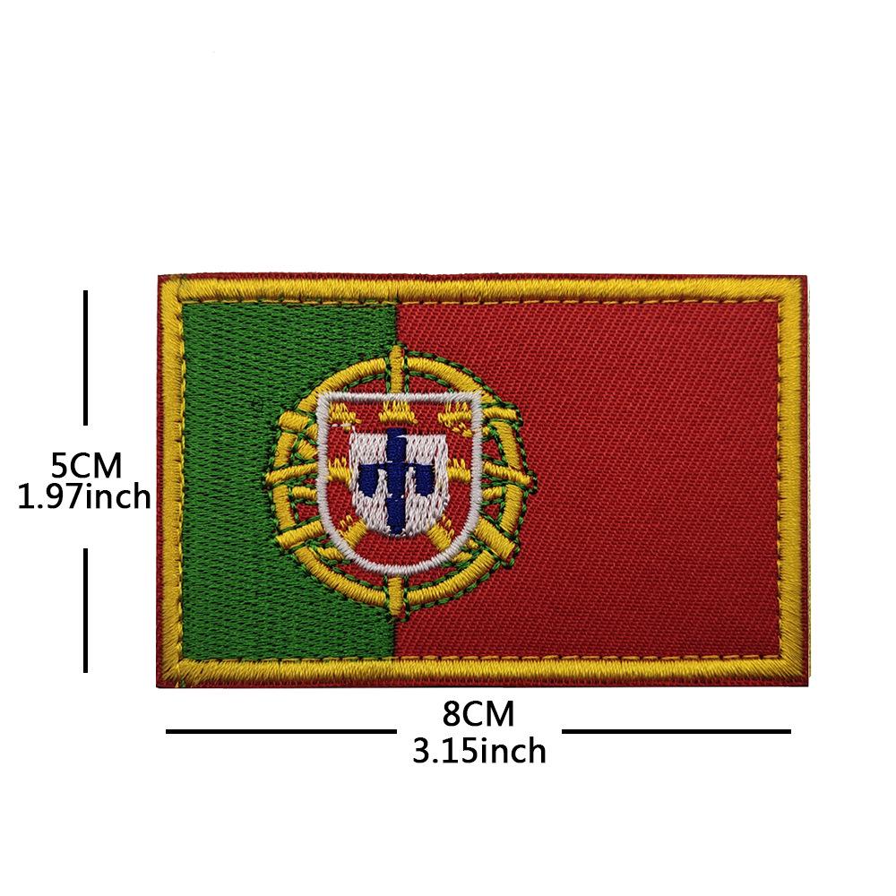 Toppa Bandiera Nord America: Messico, Portogallo, Argentina, Giamaica - Adesivo, Ricamo, Bracciale in Velcro