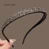 Rhinestone Curved Glasses U-Shaped Headband: New Lady's Hair Accessory for Face Washing