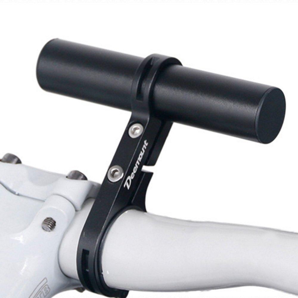 STL Bicycle Handlebar Extension Bracket Aluminum 10CM Black Lightweight Extension